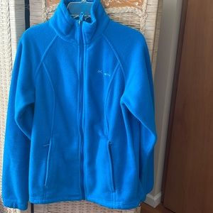 Wms Columbia fleece jacket Teal blue medium